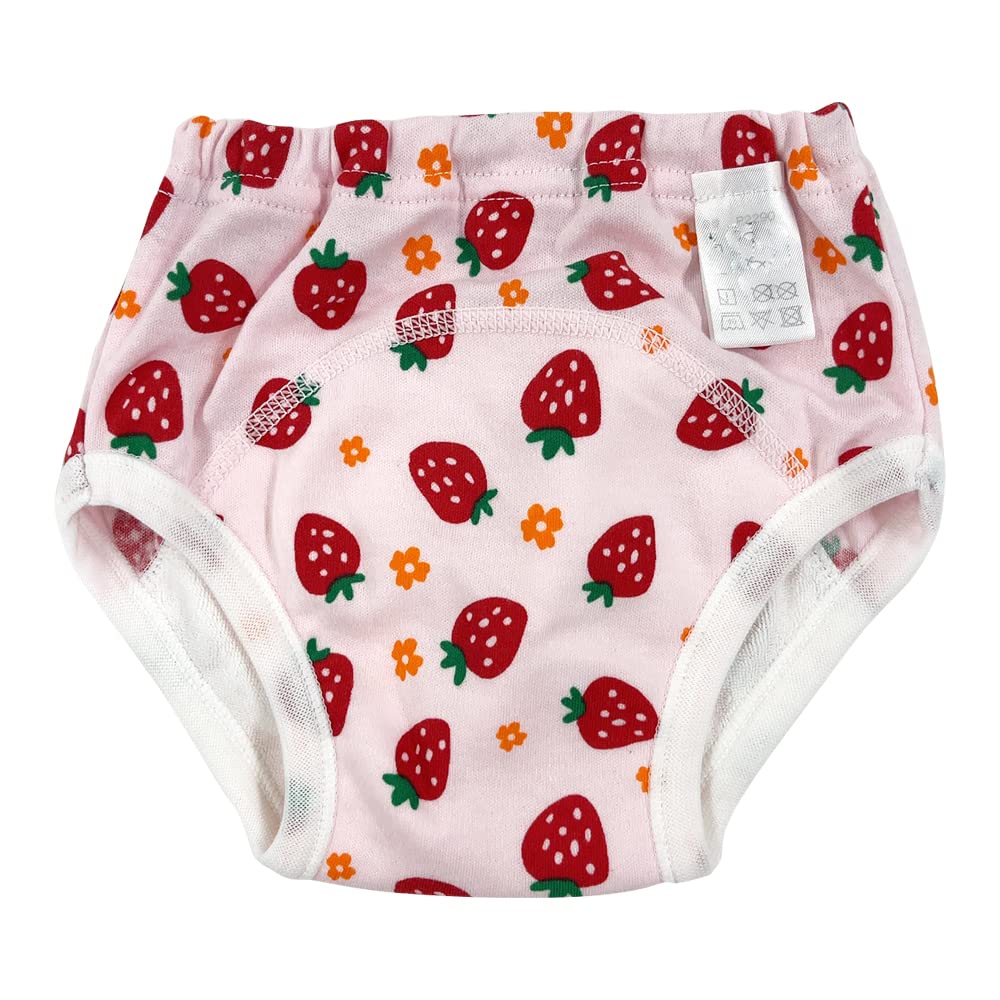 Training Toilet Girls' 3-Layer Pants, 5-Pack, Training, Baby, 95cm, F4021E-95-20
