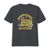 Schoolhouse Rock Knowledge Is Power Logo Group T Shirt vintage Washed Top For Everyday Wear Casual Stretched Breathable