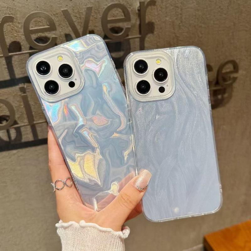 Модный блестящий чехол с рисунком зыбучих песков и ракушек для iPhone 16 Pro Max 15 14 Plus 13 Pro 12 11, противоударный прозрачный защитный бампер для линз