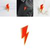 Distinctive Alloy Brooch Featuring Cartoon Lightning Design Bold Red Color Great For Unisex Fashion