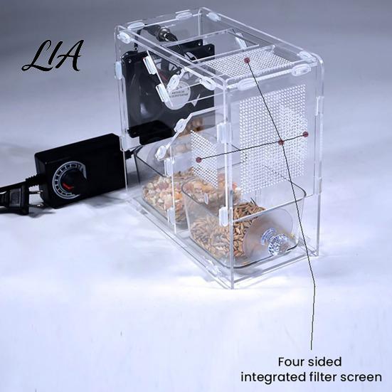 Seeds Cleaning Machine Bird Grain Cleaner, Adjustable Speed Winnower Machine, Transparent Acrylic Bean And Separator Shell Efficient Separation