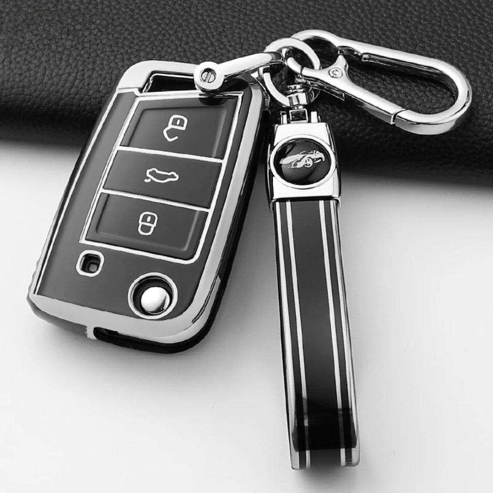 Для VW Volkswagen Golf 7 MK7 Tiguan MK2 для SEAT Ateca Leon FR 2 Ibiza для Skoda Octavia Чехол для автомобильного ключа Аксессуары для интерьера
