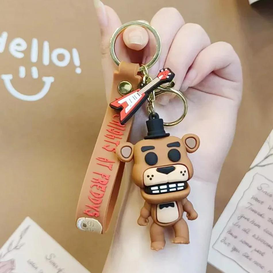Мультяшная Игровая Фигурка Действия FNAF Медведь Фредди Фазбер Плюшевая Игрушка Брелок Пять Ночей с Фредди В Подарок Красивый Дизайн