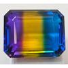 Certified Natural Bi-Color Tourmaline Emerald Cut 104 Ct Stunning Gemstone