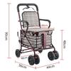 Hanton F-Style Амортизирующий ходунок для пожилых людей с сиденьем и ручным тормозом