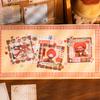 50sheets Grid Diary Series Light Retro Tearable Message Memo Sticker DIY Diary Scrapbook Planner Handbook Decorative Stickers