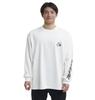 Quiksilver QLT234036 Футболка с длинным рукавом свободного кроя с принтом логотипа на левом рукаве