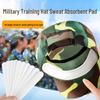 Одноразовые подкладки для шляп: Потовпитывающая лента для шляпы и накладки на козырек для военных тренировок.