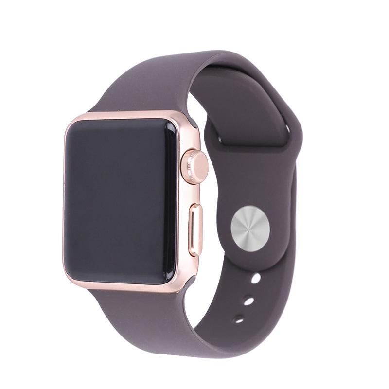 Силиконовый ремешок Apple для Apple Watch Series 1-9/SE, Классический спортивный ремешок