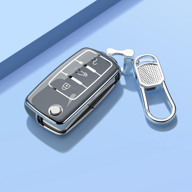 Чехол для ключа Volkswagen для Bora, Sagitar, Lavida, Jetta, Passat, Polo, Tiguan и Golf.