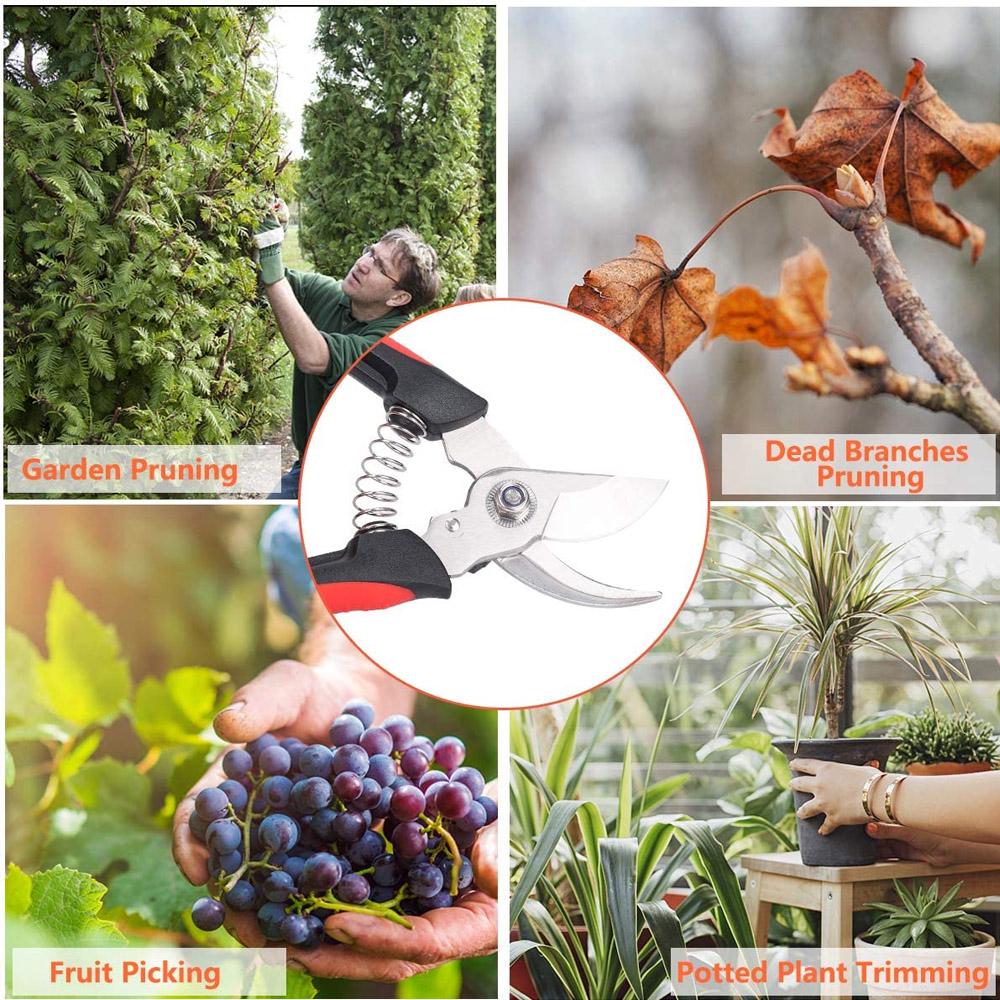 1pc Professional Pruning Shears Stainless Steel Garden Shears For Plants Shrubs Bushes Scissors Plant Trimming Plants Secateurs