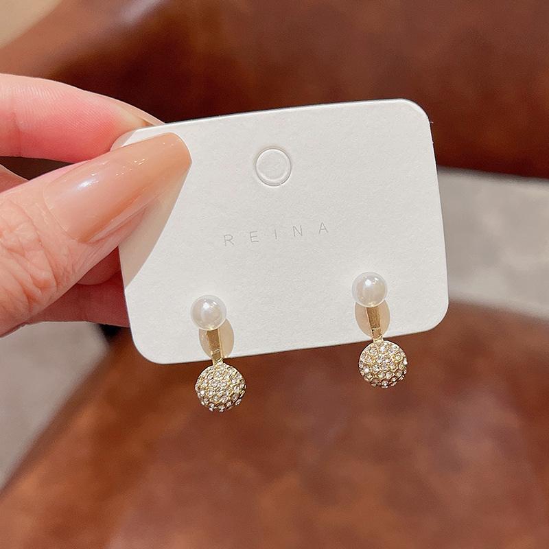 Новые модные тонкие квадратные серьги с искусственным жемчугом, милые элегантные темпераментные женские серьги-капли Джокера, ювелирные изделия