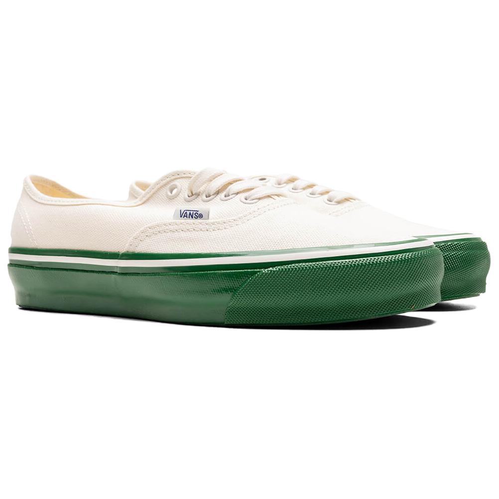 Vans Premium Authentic Comfortable Versatile Low-Top Skate Shoes Men Sneaker White Green VN000EBNWGR1
