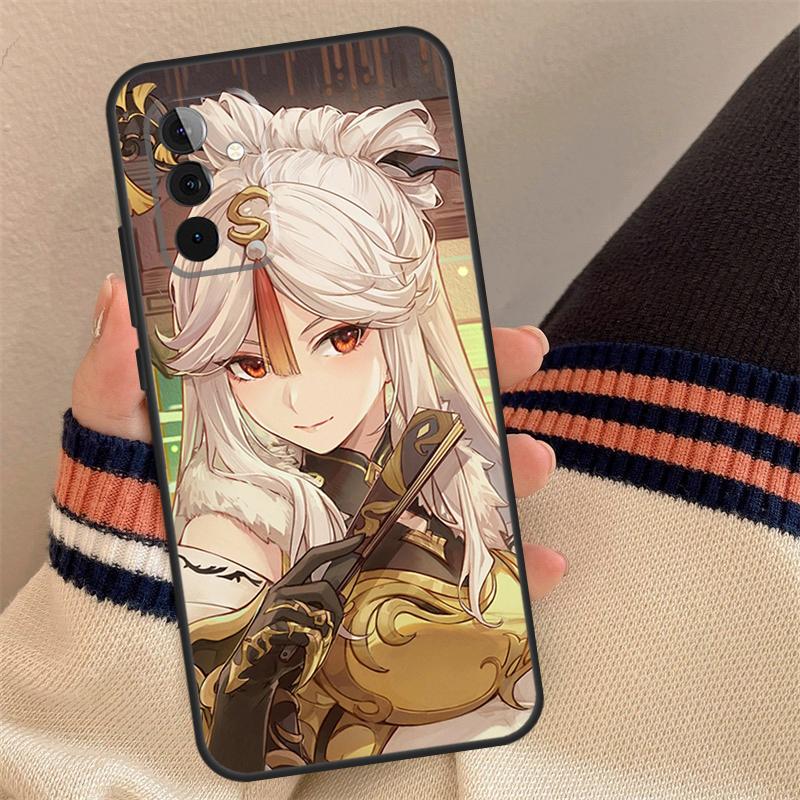 Чехол Ningguang Genshin Impact для Samsung Galaxy A54 A34 A24 A14 A12 A22 A32 A52 A51 A71 A13 A23 A33 A53 A73