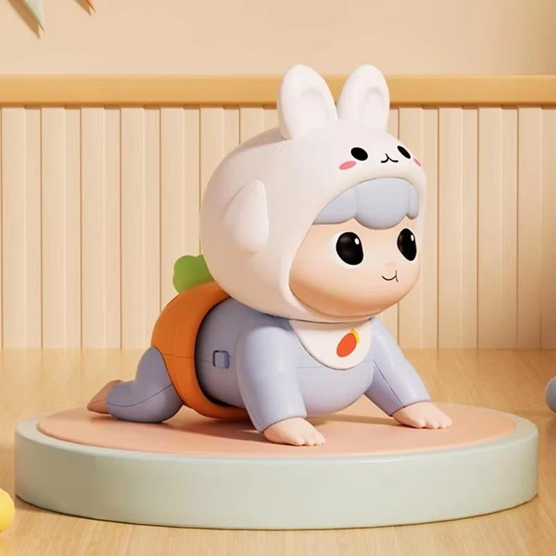 Baby Electric Crawling Doll Doll Can Sing, Walk, Writhe Buttocks, Electric Crawling Baby Learns To Crawl Educational Toys