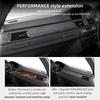 Для BMW 3 серии E90 2005-2012 Из Алькантары Панель приборной панели Отделка приборов Стикер Performance Аксессуары для интерьера автомобиля