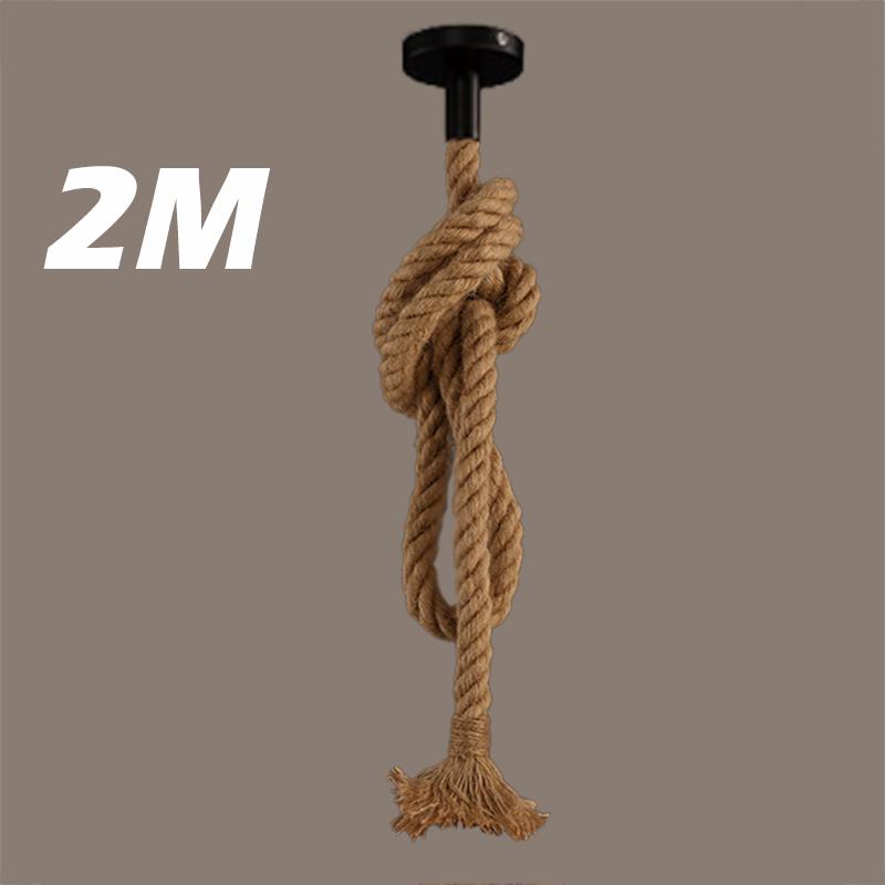 Винтажный Ретро Промышленный Лофт Держатель Пеньковой Веревки Потолочный Подвесной Светильник Лампа Кафе Ресторан Ретро Люстра