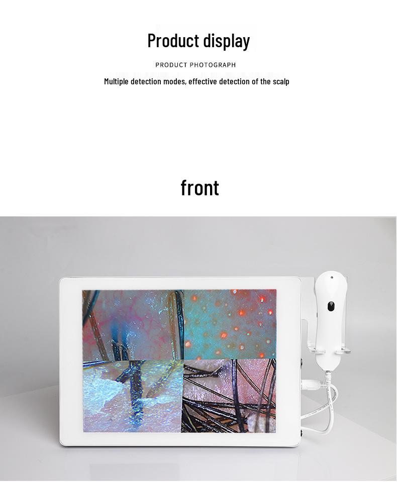 Смарт-детектор кожи головы и кожи высокой четкости с анализом волосяных фолликулов