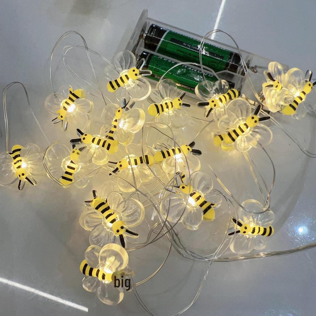 Лампа из медной проволоки в форме ромашки, пчелы, бабочки, подсолнуха - рождественские украшения