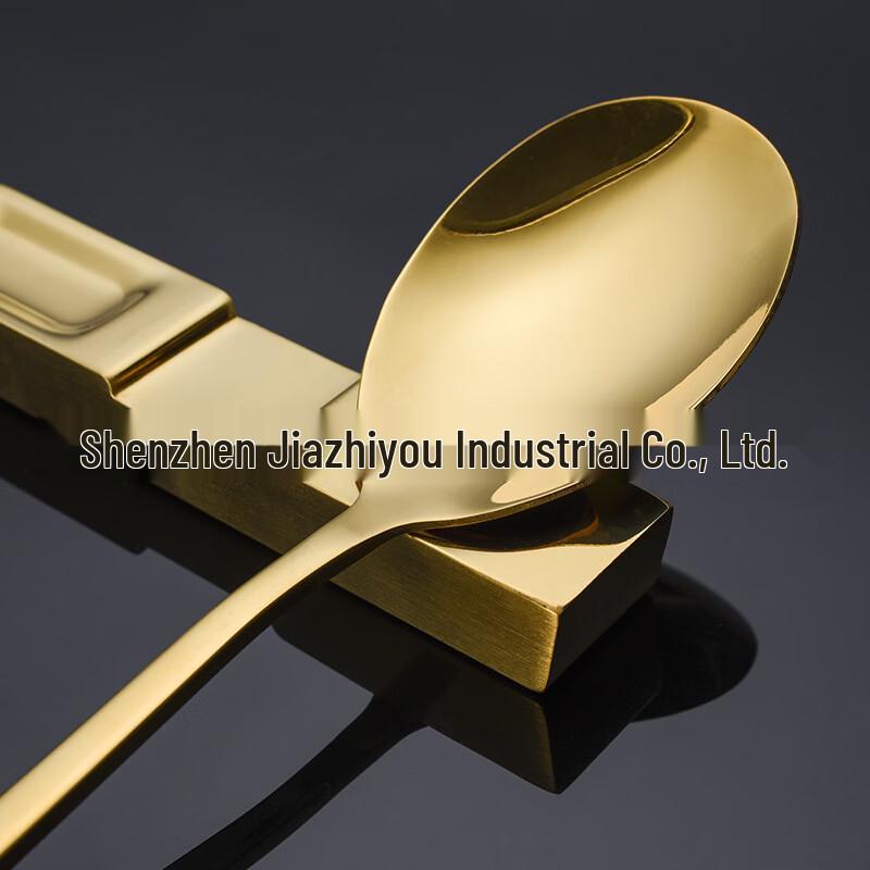 Подставка для столовых приборов Abay Gold 3-в-1 из нержавеющей стали