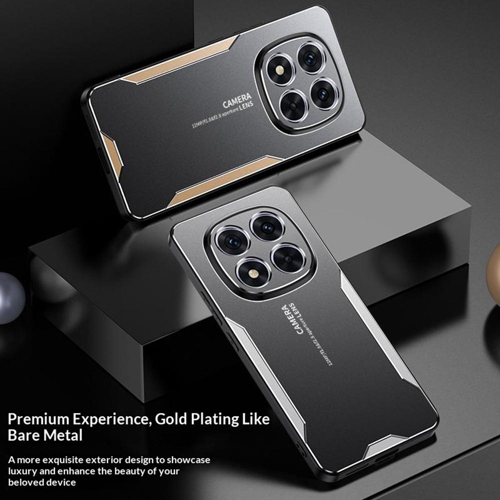 Для Xiaomi Redmi Note 15 Pro 4G (Глобальный) Чехол для телефона из алюминиевого сплава TPU PC задняя крышка