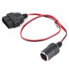 Qiilu OBD2 Автомобильная розетка прикуривателя, ABS розетка прикуривателя
