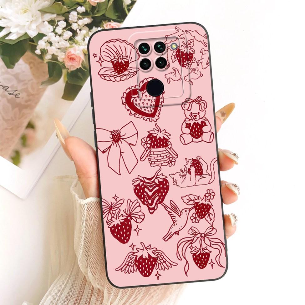 Чехол Для Redmi Note 9 4G Чехол Обложка Модный Мультяшный Милый Забавный Расписной Силиконовый Чехол M2003J15SC M2003J15SG M2003J15SS
