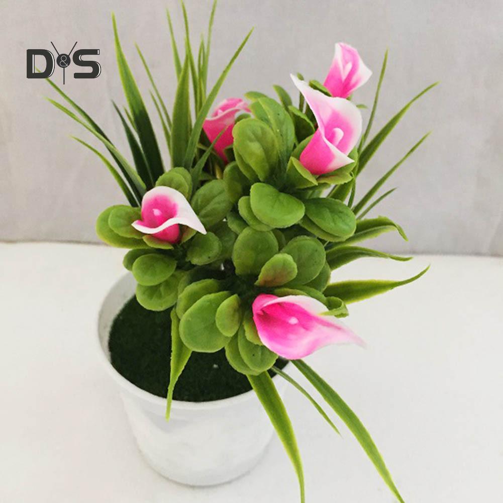 Цветущий букет Искусственный цветок Бонсай Этап Сад Свадьба Домашняя вечеринка Декор Реквизит