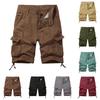 Men's Summer Workwear Shorts Loose Casual Five-Point Pants Multi-Pocket Zipper Men's Jogging Shorts