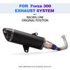 Титановый глушитель для мотоцикла FORZA 300/350 NSS350
