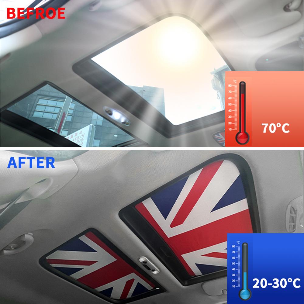 Солнцезащитный козырек на люк автомобиля для BMW MINI Cooper Coutryman Clubman F54 F55 F56 F60 R55 R56 R60 R61, солнцезащитный крем, теплоизоляция