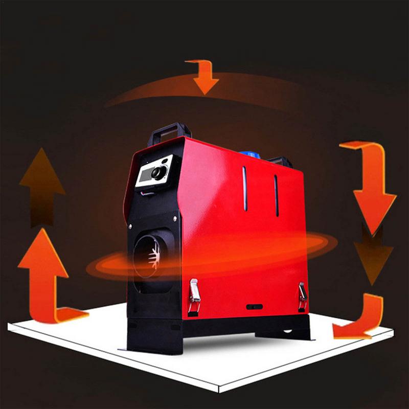 5KW Portable Diesel Auxiliary Heater 12V All In One Car Parking Heater LCD Display Air Warmer 4 Holes Machine For Rv Suv Boat