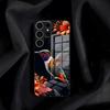 Чехол для телефона с колибри для Samsung S26 S25 Plus S20 S20 Plus S22 Ultra S23 FE S21 Plus S21 Ultra Стеклянная крышка
