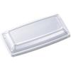 Chuo Kagaku CT Saraku K24-12 Anti-Fog Lids, Made In Japan, Disposable Container Lids, Pack of 50, Size: Approx. 24.3 X 12.3 X 3.5 Cm