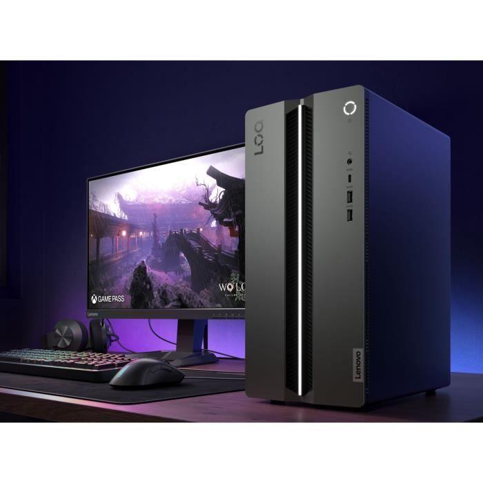 PC de bureau gamer LENOVO LOQ Tower | Sans Windows - 15,6" FHD - Intel i5-14400 - RTX 5060 8Go - RAM 16 Go - SSD 512 Go