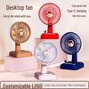 Portable USB Charging Desktop Fan - Cute and Fun for Dorms, Offices, and Students