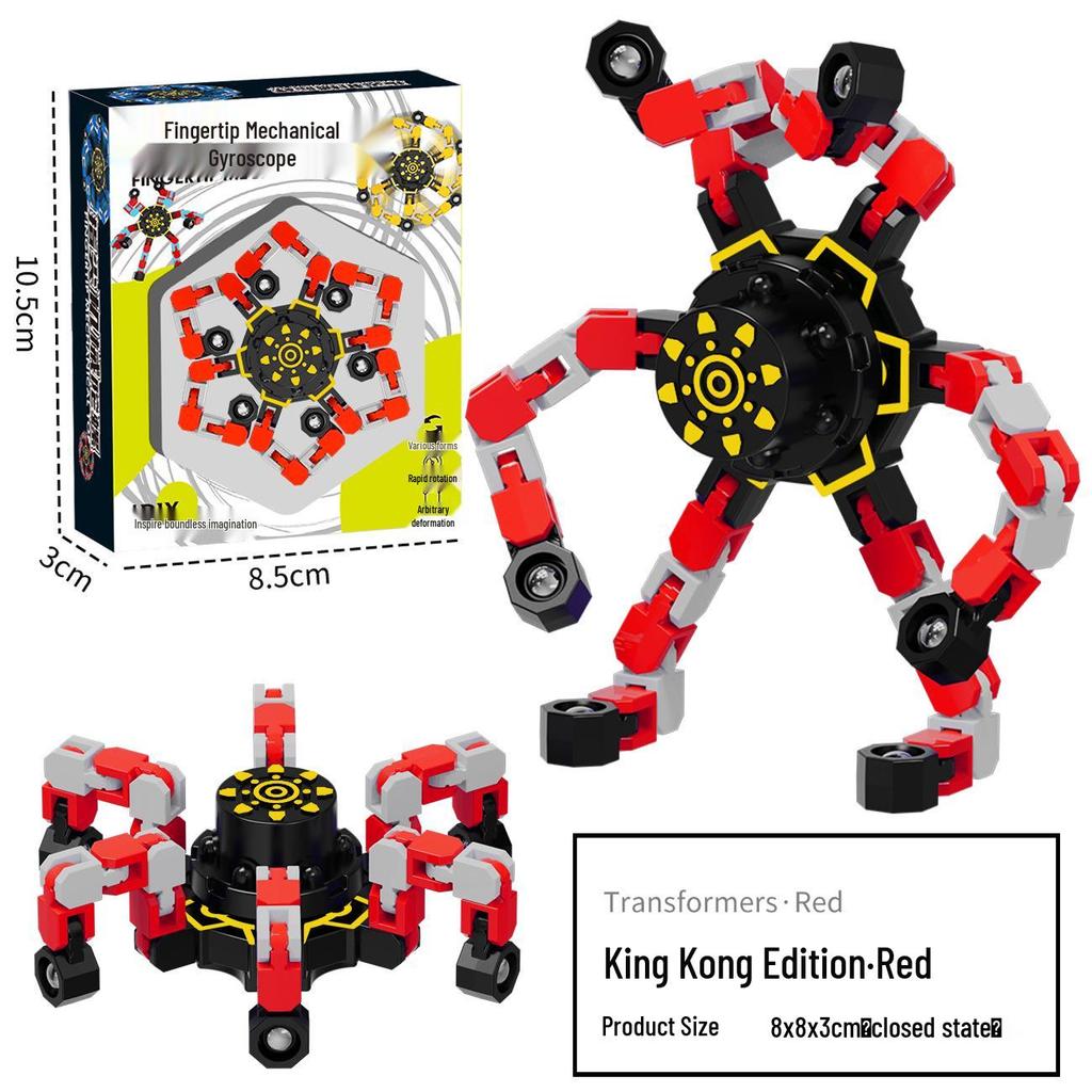 Деформируемая светящаяся игрушка-гироскоп: Образовательный механический фиджет для детей