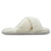 Puma Fluff X Strap Slide Whisper White Women Sneakers Black 384936-02