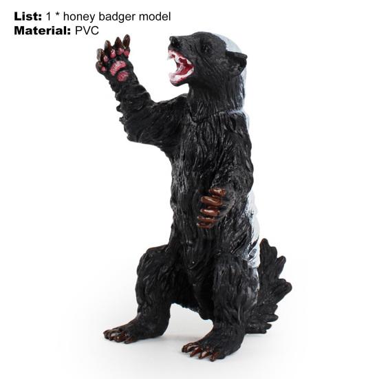 Фигурка Медоеда Реалистичная Симуляция Дикое Животное ПВХ Миниатюра Медоед Обучающая Игрушка для Детей