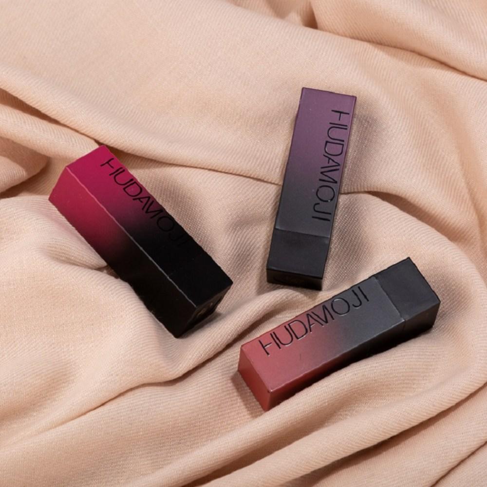 Палитра для губ HUDAMOJI Makeup Matte Lipstick Set 12 шт./лот Водостойкий питательный бархатный блеск для губ, moji блеск для губ 2, [01]