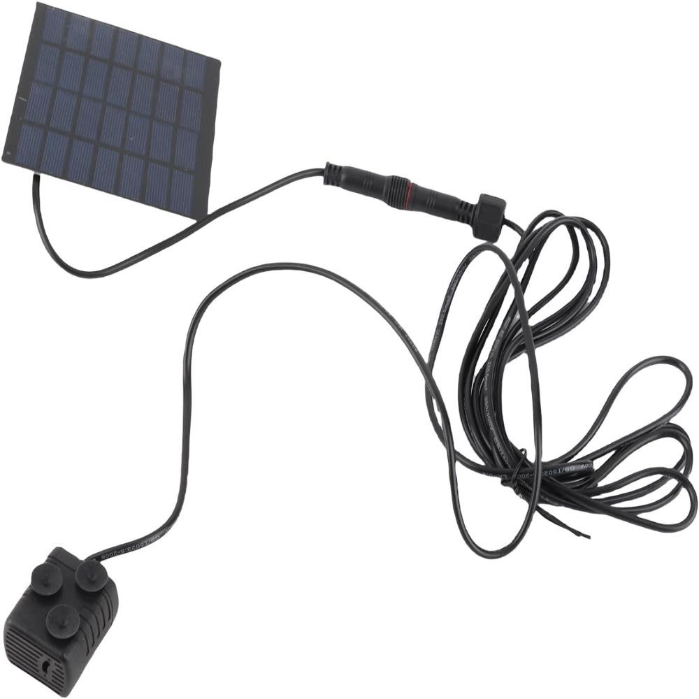 PET Solar Water Pump Adjustable Solar Panel Mini Fountain Pump Durable Solar Fountain Pump