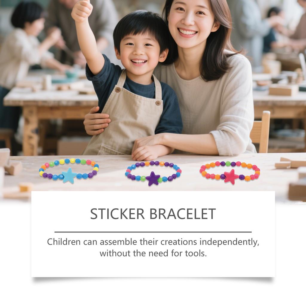 Cute And Fun DIY Beaded Bracelet Toy Gift Box. DIY Children's Beaded Bracelet Gift Box. Fashionable And Novel, Easy To Handle. Exquisite Gift Box.