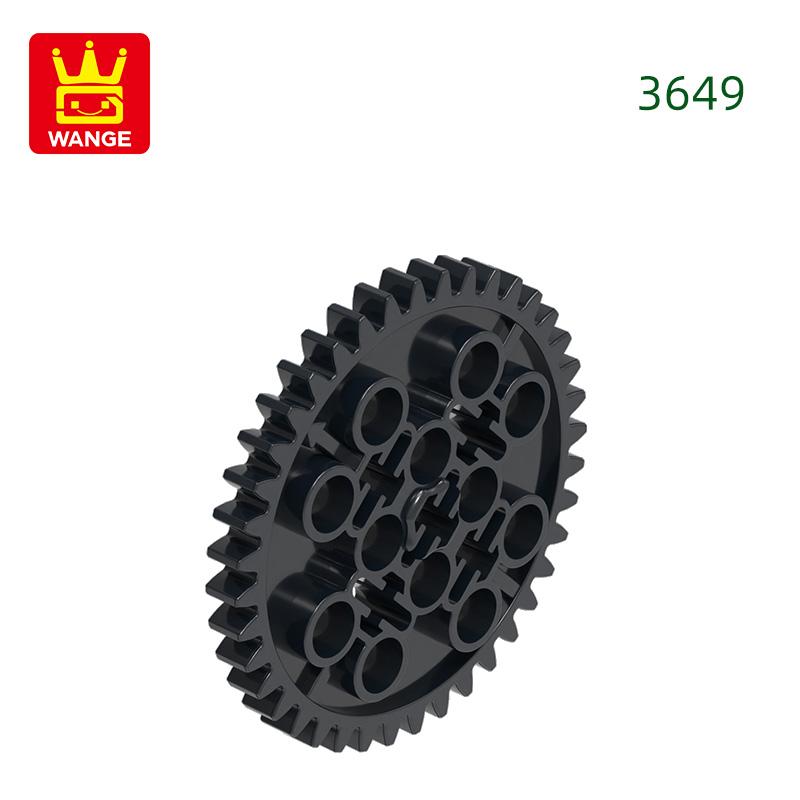 32 шт./лот 3649 Шестерня 40 Зубов Блок Цветные Детали Moc Совместимые с Кирпичиком DIY Детская Игрушка Детали Сборки