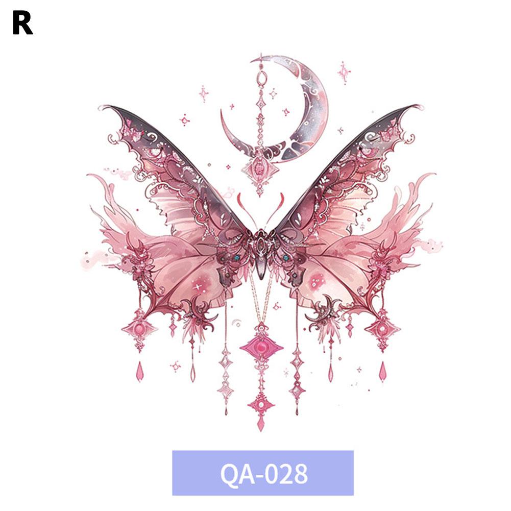 Красочные наклейки-тату с бабочками, водостойкие, долговечные, милые, японские, дофаминовые, смываемые татуировки G1S6