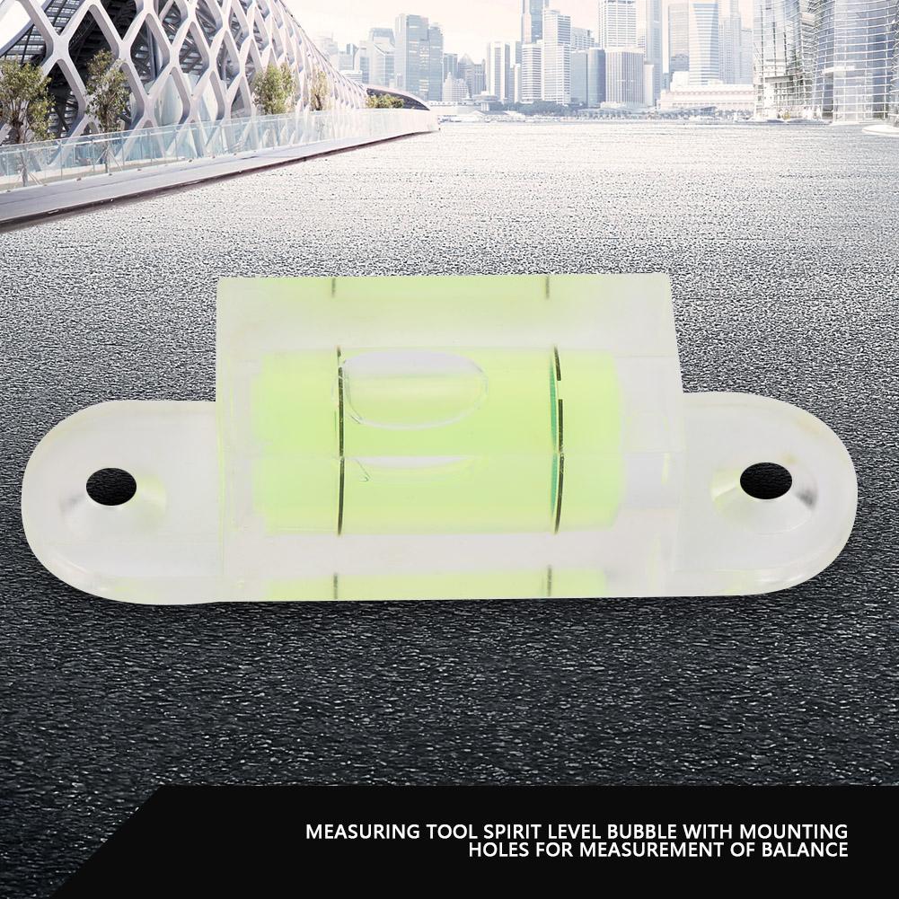 Measuring Tool Spirit Level Bubble with Mounting Holes for Measurement of Balance