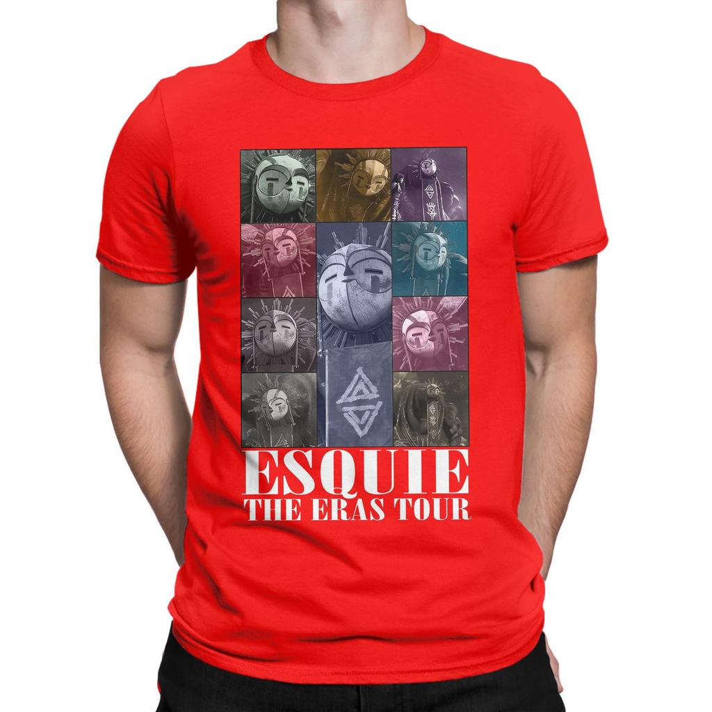 Мужская Женская Печать Esquie Eras Tour Clair Obscur Expedition 33 Футболка Хлопковые Футболки Одежда
