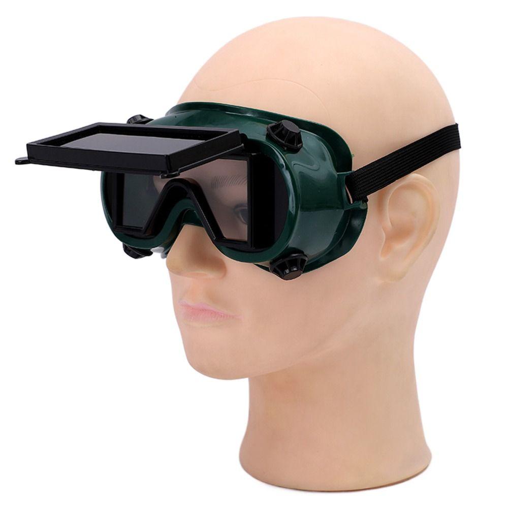 Work Safety Welding Goggles With Flip Cap Welder Accessory Eye Protector Protection Eyeglass