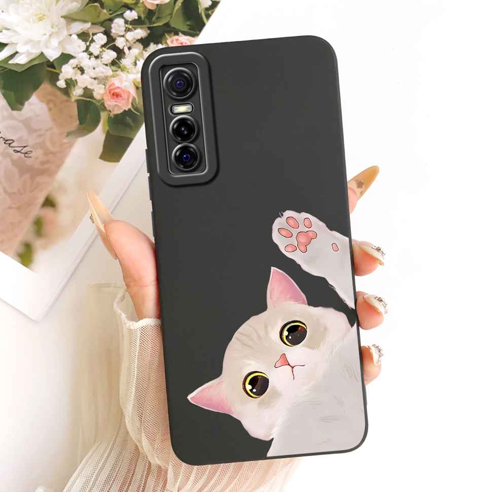 Simple Design Print For vivo Y73s 5G V2031A Case Silicone Back Cover For Vivo Y73S Y 73s 5G 6.44" Shockproof Phone Cases Bumper