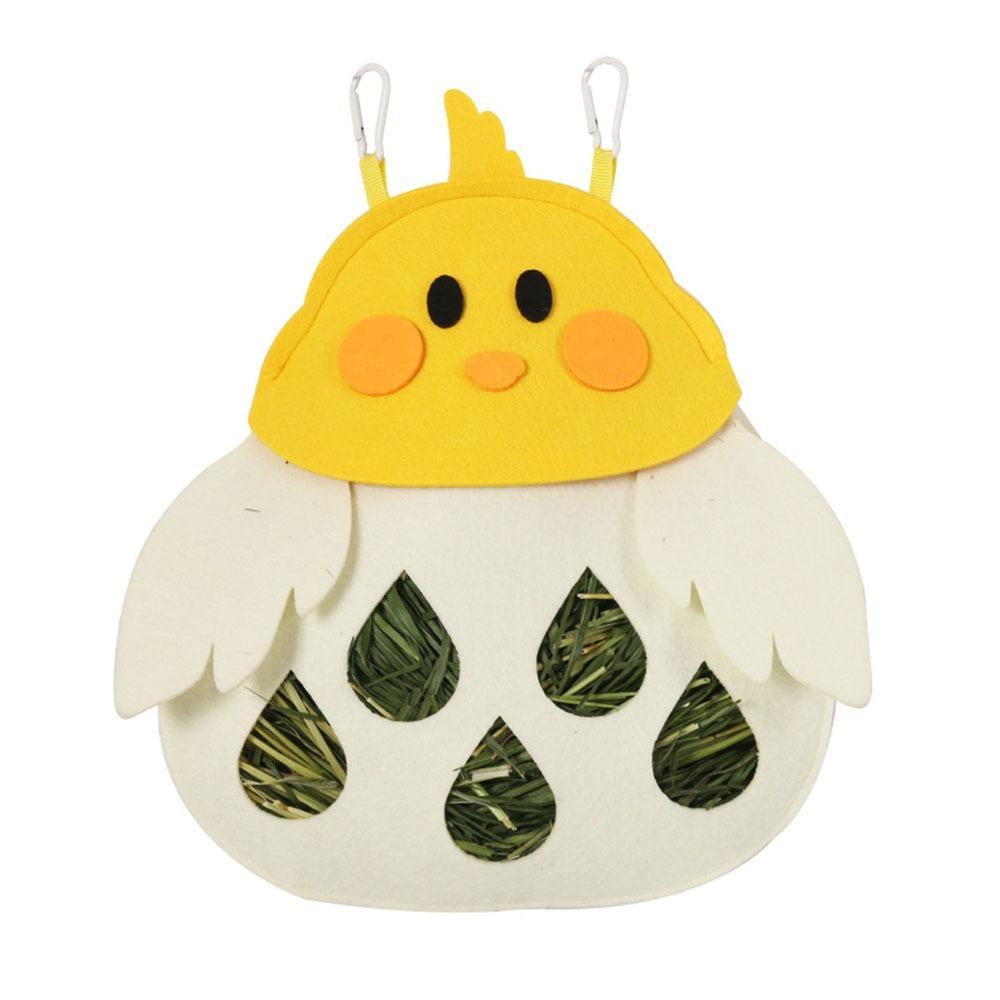 Large Capacity Guinea Pig Hay Feeder Hanging Hanging Grass Feeding Bag for Rabbit Chinchillas Rats