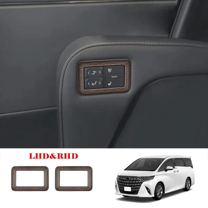 LHD RHD Для Toyota Alphard Vellfire 40 Серии 2024 ABS Дерево Аксессуары для салона Накладка на переключатель стеклоподъемника, селектор КПП, вентиляционное отверстие AC